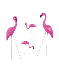 Flamingo Family Yard Decorations