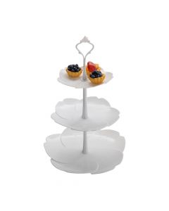 Flower Tiered Serving Tray