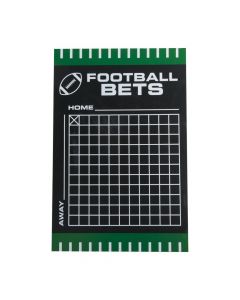 Football Betting Squares Chalkboard