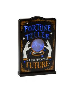 Fortune Teller LED Tabletop Sign Halloween Decoration