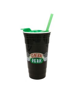 FRIENDS™ Central Perk Plastic Tumbler with Lid and Straw