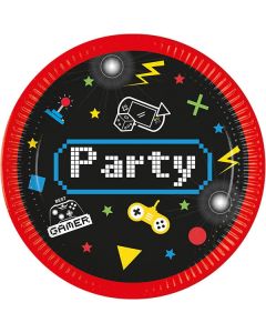Gaming Party Paper Plates