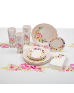 Garden Party Tableware Kit for 24 Guests