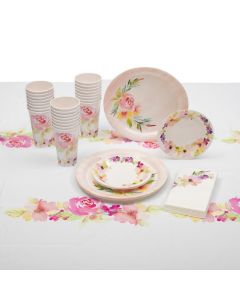 Garden Party Tableware Kit for 8 Guests