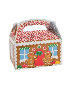 Gingerbread House Favor Boxes