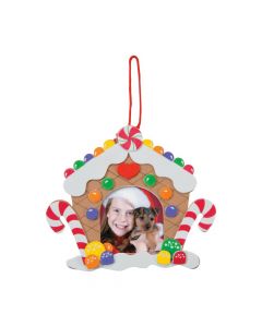 Gingerbread House Picture Frame Ornament Craft Kit
