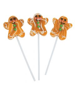 Gingerbread Swirl Lollipops