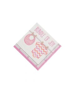 Girl Baby Clothes Beverage Napkins