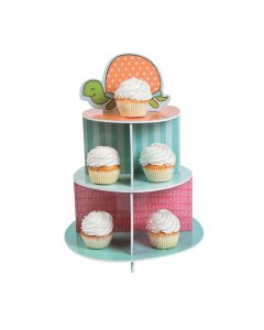 Girl Turtle Cupcake Stand