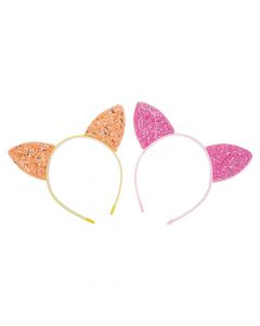 Glitter Cat Ear Headbands