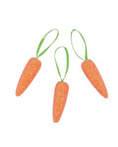 Glitter Foam Carrots