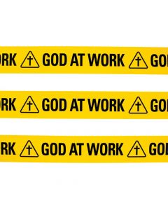 God at Work Construction Zone Plastic Streamer
