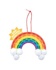 God Watches Over Your Rainbow Lacing Craft Kit