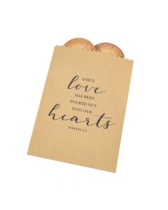 God’s Love Wedding Kraft Paper Treat Bags