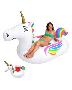 GoFloats™ Giant Inflatable Unicorn Pool Float