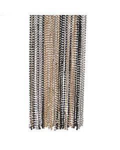 Gold, Black and Silver Bead Necklaces
