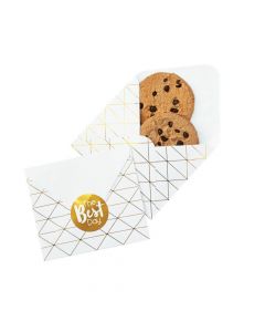 Gold Foil Envelope Treat Bags with Stickers
