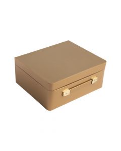 Gold Mini Suitcase Centerpiece