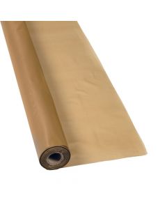Gold Plastic Tablecloth Roll