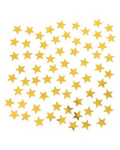 Gold Star-Shaped Confetti