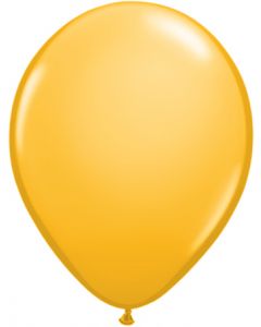 Goldenrod 27cm Round Latex Balloon
