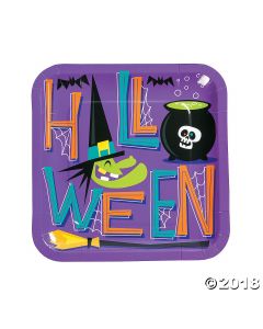 Goofy Ghouls Paper Lunch Plates