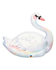 Graceful Swan Mylar Balloon