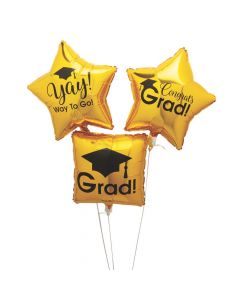 Grad Mylar Balloon Set