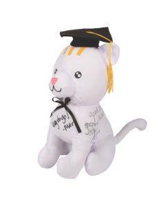 Graduation Autograph Stuffed Cat