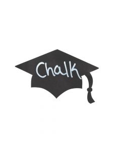 Graduation Hat Chalkboard Labels