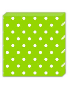 Green Dots Lunch Napkin