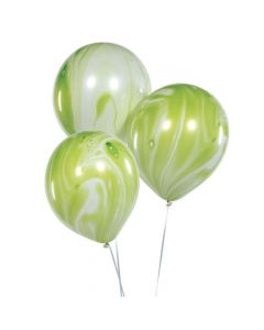 Green Marble 11" Latex Balloons