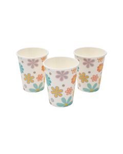 groovy Flower Power Party Cups
