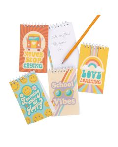 Groovy Sayings Spiral Notepads - 24 PC