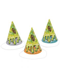 Gross Slime Cone Party Hats
