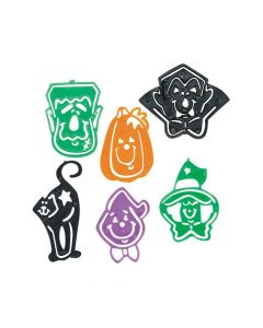 Halloween Character Stencil Bookmarks