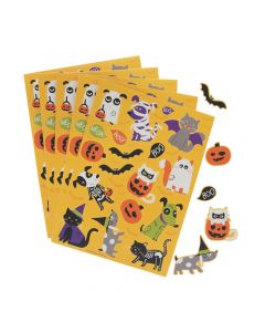 Halloween Costumed Pets Sticker Sheets