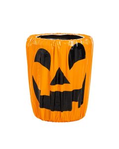 Halloween Jack-O'-Lantern Trash Can Cover