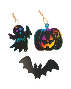 Halloween Magic Color Scratch Ornaments