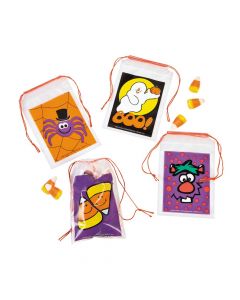 Halloween Mini Drawstring Goody Bags