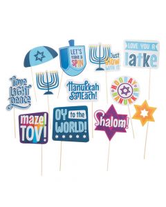 Hanukkah Photo Stick Props