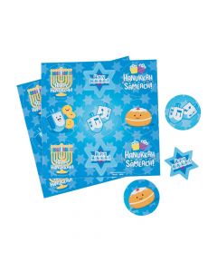 Hanukkah Treat Bag Stickers