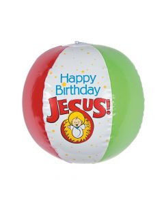 happy Birthday Jesus Beach Balls