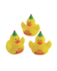 Happy Birthday Jesus Rubber Duckies