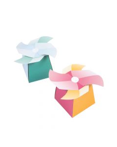 Happy Day Pinwheel Favor Boxes