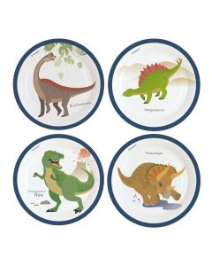 Happy Dinosaur Paper Plates