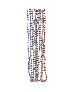 Happy Easter Metallic Beaded Necklaces