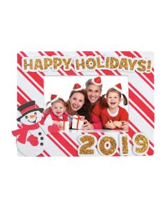 Happy Holidays Picture Frame Magnet Craft Kit