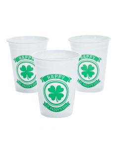 Happy St. Paddy’s Day Plastic Cups - 50 Pc.