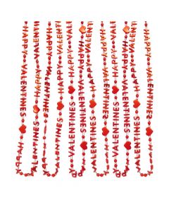 Happy Valentines Beaded Necklaces